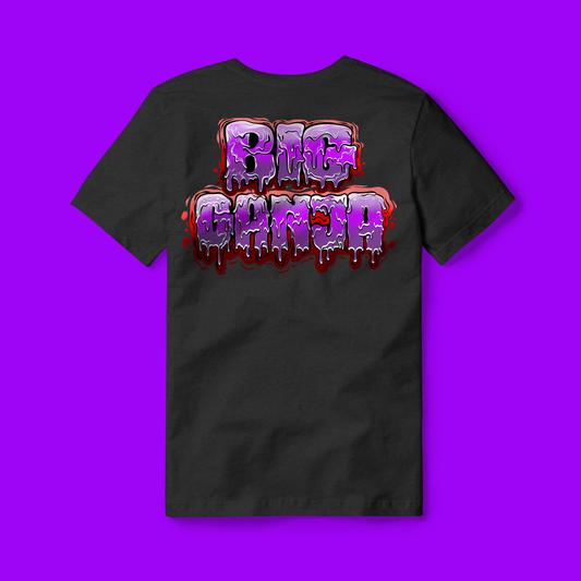 Big Ganja Purple Text Tee